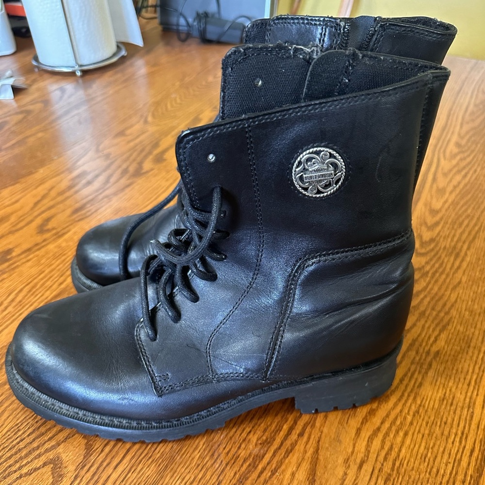 Harley Davidson “Gina” Lace Up Boots